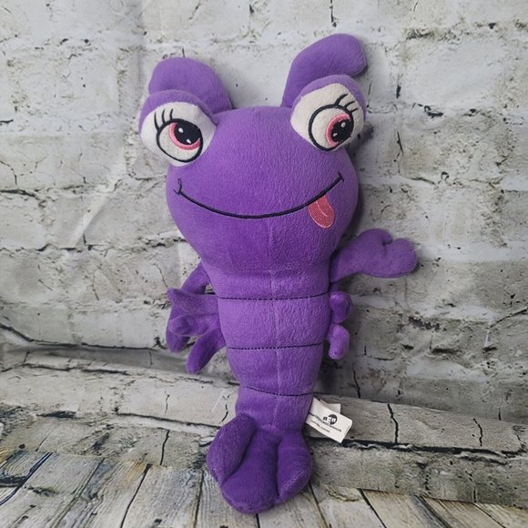 National Entertainment Network NEN Purple Shrimp Plush Appx 13+ inches - Picture 1 of 5